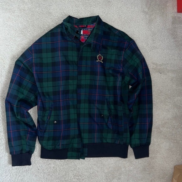 Tommy Hilfiger 
TJ Plaid Crest Harrington Jacket
Unisex Light jackets - Picture 1 of 5